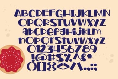 Jelly Doughnut Font by Illustration Ink — Script Handwritten Font — thumbnail 2