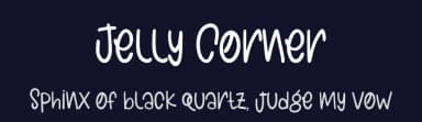Jelly Corner by Booga Letter — Script Handwritten Font — thumbnail 2