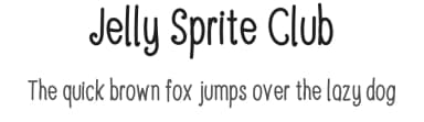 Jelly Sprite Club by Navid Torabpourshiraz — Script Handwritten Font — thumbnail 1