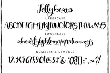 Jellybeans Font by Creativeqube Design — Script Handwritten Font — thumbnail 1