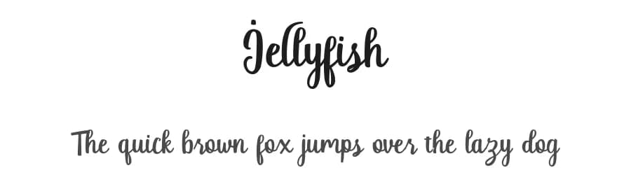 Jellyfish by Best Font Studio — Script Handwritten Font