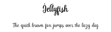 Jellyfish by Best Font Studio — Script Handwritten Font — thumbnail 1