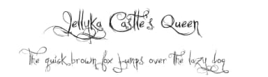 Jellyka Castle's Queen by Jellyka Nerevan — Script Handwritten Font — thumbnail 1
