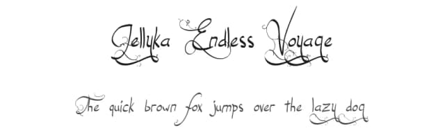 Jellyka Endless Voyage by Jellyka Nerevan — Script Handwritten Font