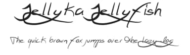 Jellyka Jellyfish by Jellyka Nerevan — Script Handwritten Font — thumbnail 1