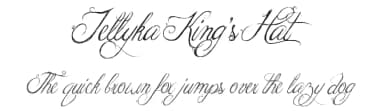 Jellyka King's Hat by Jellyka Nerevan — Script Handwritten Font — thumbnail 1