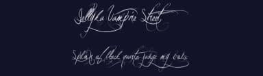 Jellyka Vampire Street by Jellyka Nerevan — Script Handwritten Font — thumbnail 2