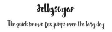 Jellysugar by QueenType — Script Handwritten Font — thumbnail 1