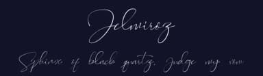 Jelmiroz by Jadatype — Script Handwritten Font — thumbnail 2