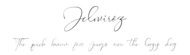 Jelmiroz by Jadatype — Script Handwritten Font — thumbnail 1