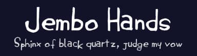 Jembo Hands by Mkt — Script Handwritten Font — thumbnail 2