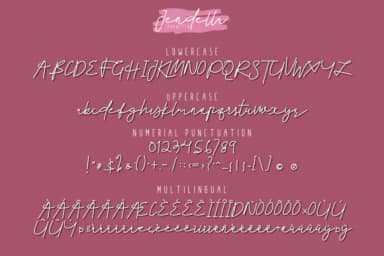 Jendella Font by Mozyen Studio — Script Handwritten Font — thumbnail 2