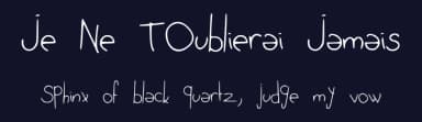 Je Ne TOublierai Jamais by -arnaud- — Script Handwritten Font — thumbnail 2