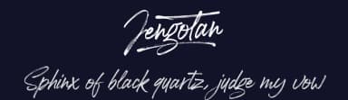 Jengotan by Måns Grebäck — Script Handwritten Font — thumbnail 2