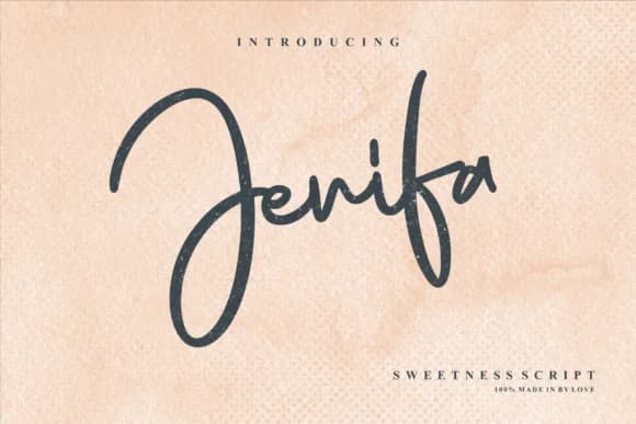 Jenifa Font by 24Design Studios — Script Handwritten Font — preview 1