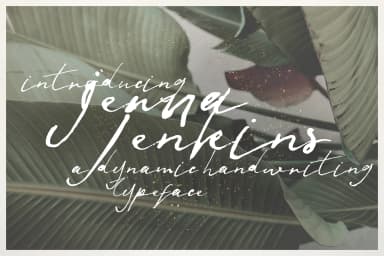 Jenna Jenkins Font by Blue Robin Design Shop — Script Handwritten Font — thumbnail 1