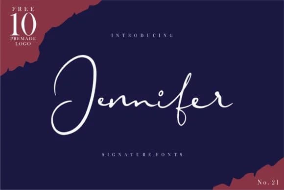 Jennifer Font by goodjavastudio — Script Handwritten Font