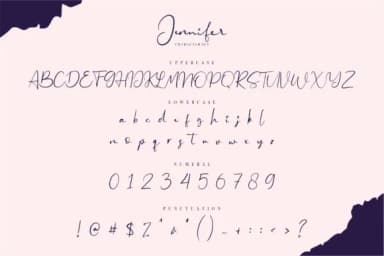 Jennifer Font by goodjavastudio — Script Handwritten Font — thumbnail 9