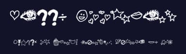 Jenny Doodles by Jenny Sandwich — Dingbats Font — thumbnail 2