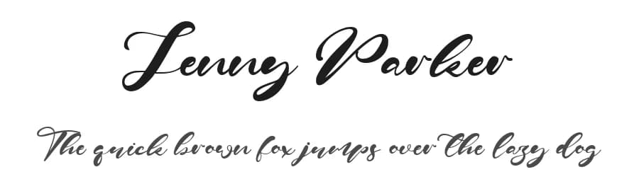 Jenny Parker by Staircase Studio — Script Handwritten Font