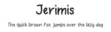 Jerimis by Valiant Project — Script Handwritten Font — thumbnail 1
