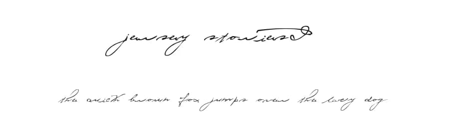 Jersey Stories! by Lars Manenschijn — Script Handwritten Font