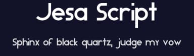 Jesa Script by Flo Crusher — Sans Serif Font — thumbnail 2