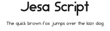 Jesa Script by Flo Crusher — Sans Serif Font — thumbnail 1