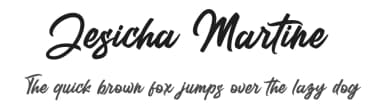 Jesicha Martine by Ronny Studio — Script Handwritten Font — thumbnail 1