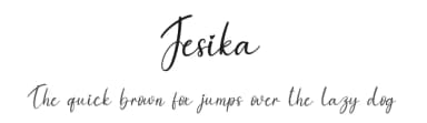 Jesika by Scratchones — Script Handwritten Font — thumbnail 1