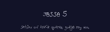Jesse 5 by Justin  Biddle — Script Handwritten Font — thumbnail 2