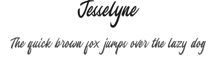 Jesselyne by Typetemp Studio — Script Handwritten Font