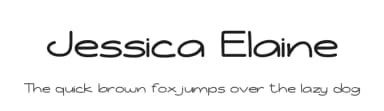 Jessica Elaine by Vanessa Bays — Script Handwritten Font — thumbnail 1