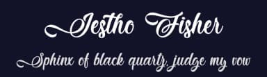 Jestho Fisher by Typhoon Type - Suthi Srisopha — Script Handwritten Font — thumbnail 2