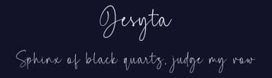 Jesyta by RantautypeStudio — Script Handwritten Font — thumbnail 2