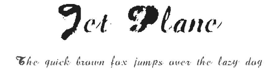 Jet Plane by Superfunk — Script Handwritten Font