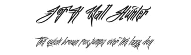 JFK Wall Hunter by JFK Juan Jeje — Script Handwritten Font — thumbnail 1