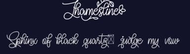 Jhamesline by Noah Type — Script Handwritten Font — thumbnail 2