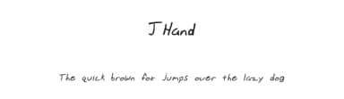 JHand by Bionic Type — Script Handwritten Font — thumbnail 1