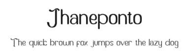 Jhaneponto by liart type — Script Handwritten Font — thumbnail 1