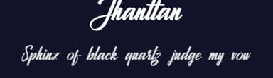 Jhanttan by Ditoollis Project — Script Handwritten Font — thumbnail 2