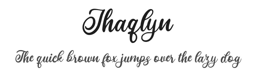 Jhaqlyn by Creatype Studio — Script Handwritten Font