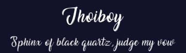 Jhoiboy by OCSstudio — Script Handwritten Font — thumbnail 2