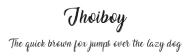 Jhoiboy by OCSstudio — Script Handwritten Font — thumbnail 1