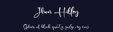 Jhon Hilley by Staircase Studio — Script Handwritten Font — thumbnail 2