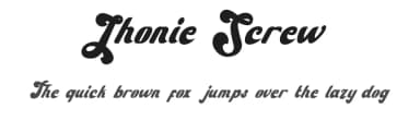 Jhonie Screw by PutraCetol Studio — Script Handwritten Font — thumbnail 1