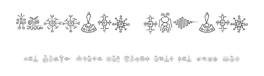 Jiggery Pokery by Pizzadude — Dingbats Font