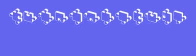 Jigsaw Puzzles 3D by Vladimir Nikolic — Dingbats Font — thumbnail 3