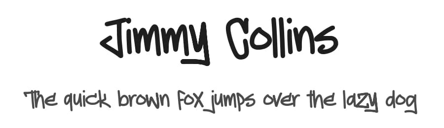 Jimmy Collins by Allouse Studio — Script Handwritten Font