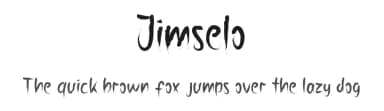 Jimselo by Jadatype — Script Handwritten Font — thumbnail 1